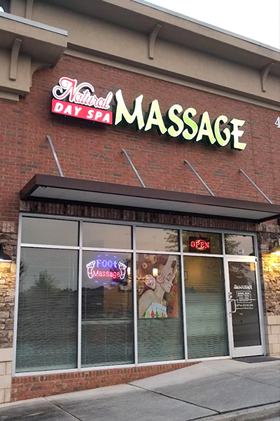 Natural Day Spa Massage Exterior